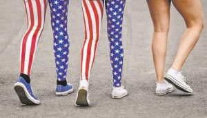 American flag is a fashion statement